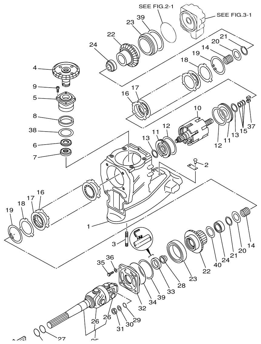 Yamaha DE DHT C(6U41) OUTBOARD DRIVE 1 parts diagram